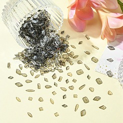 Прозрачные стеклянные кабошоны со стразами и плоской задней стороной MRMJ-T063-369A