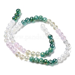 Стеклянные бусины с гальваническим покрытием &nbsp;EGLA-D300-06-6mm-19