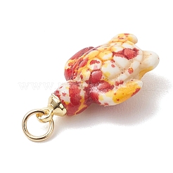 Окрашенные синтетические бирюзовые подвески&nbsp;PALLOY-JF05144-02