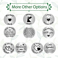 1 шт. памятная монета из нержавеющей стали 201 AJEW-CN0003-44D