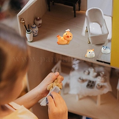 15шт 15 стиля смоляные 3D фигурки животных&nbsp;RESI-YW0001-94