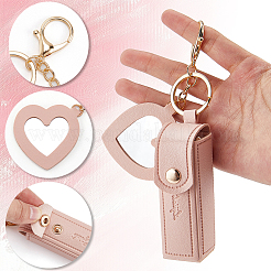 4 шт. 4-х цветные сумки для хранения помады из искусственной кожи&nbsp;AJEW-SC0003-95B