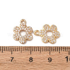 Латунные микро проложить кубического циркония подвески&nbsp;ZIRC-L105-04B-G