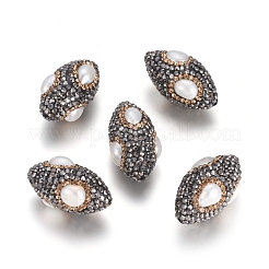 Бусины со стразами RB-E540-01