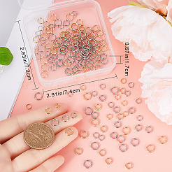 600 шт. 6 стиля разъемных колец из нержавеющей стали 304 STAS-BBC0002-87