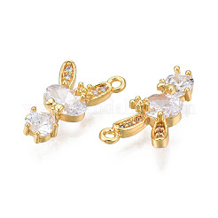 Латунные микро проложить кубического циркония подвески KK-N231-244