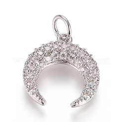 Латунные микро проложить кубического циркония подвески&nbsp;ZIRC-G166-06