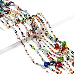 Стеклянные бусы из гальванического стекла&nbsp;X-EGLA-A003-01