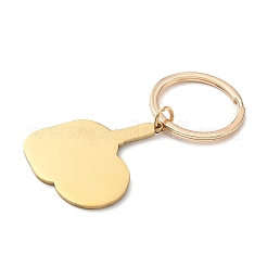 Брелки с веслами из нержавеющей стали 201 с печатью KEYC-H021-01G