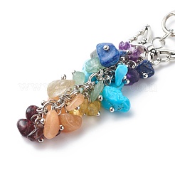 Подвесные украшения из кристаллов драгоценных камней HJEW-JM00772