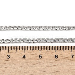 Не тускнеющие 201 нержавеющая сталь панцирные цепи ожерелья NJEW-R063-39P