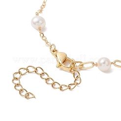 Браслеты из круглых бусин из натуральных драгоценных камней и ракушек&nbsp;BJEW-JB12812