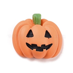 Кабошоны из непрозрачной смолы тыквы&nbsp;LS-X-RESI-F031-05