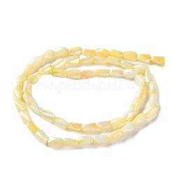 Нити из окрашенных стеклянных бусин с эффектом омбре&nbsp;GLAA-I059-01D