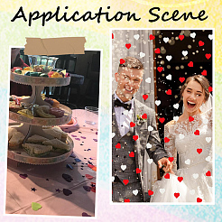 100 г 10-цветная бумага для украшения стола конфетти&nbsp;AJEW-SP0002-88