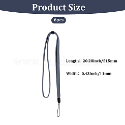 6 шт. шейные ремни из полиэстера&nbsp;AJEW-GF0012-17