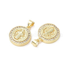 Латунные микро проложить кубического циркония подвески&nbsp;KK-F845-20G