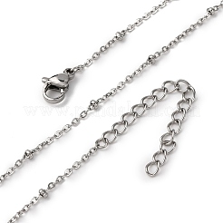Ожерелья-спутнички из нержавеющей стали 304 толщиной 2.5 мм NJEW-T016-25P