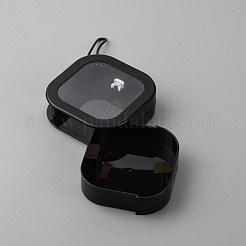 Квадратный маленький ps пластиковый чехол-органайзер для резинок для волос&nbsp;CON-WH20002-12