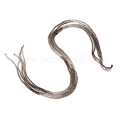 Нити бусин из натурального дымчатого кварца градиентного цвета G-Z106-A05-2mm