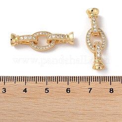 Стойка покрытие латунь проложить прозрачный кубический цирконий застегнуть застежки KK-M264-14G