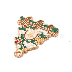 Новогодняя тема сплава эмали подвески ENAM-C010-01D