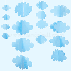 Войлочные 3d colud подвесные потолочные украшения&nbsp;HJEW-WH20010-07A