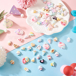 Кабошоны из смолы 70шт 7 стиля RESI-TA0004-06