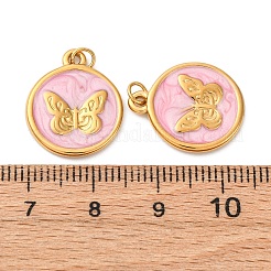 Подвески из нержавеющей стали 304 с эмалью&nbsp;STAS-U061-37G-B03