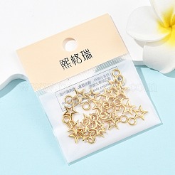 Латунные подвески в виде звезд&nbsp;XGR0160G-101G