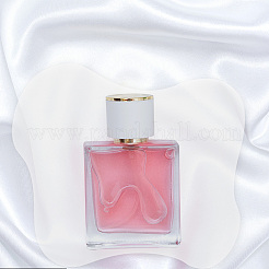 2 шт. двухцветные акриловые коврики под чашки AJEW-DR0001-15