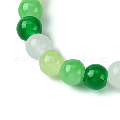 Женские эластичные браслеты из круглого стеклянного бисера диаметром 8 мм.&nbsp;BJEW-JB10873