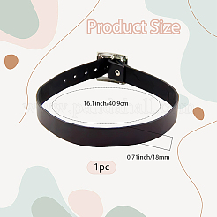 1 шт. кожаные ожерелья в стиле панк-рок NJEW-CL0001-05