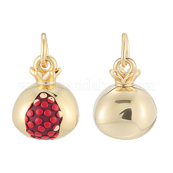 9 шт. 9 стиля латунных эмалевых подвесок&nbsp;KK-BBC0019-50