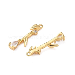 Латунные микро проложить кубического циркония подвески&nbsp;KK-D024-18G