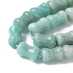 Нити натуральных амазонитовых бусин G-M445-B01-01
