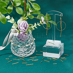 120 шт. 3 латунных трубчатых бусин KK-HY0001-91