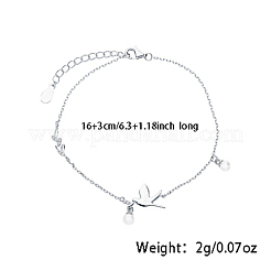 Браслеты из стерлингового серебра с родиевым покрытием JG3971