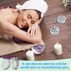 32 шт. 4 стиля алюминиевых полых крышек для свечей FIND-GA0003-32