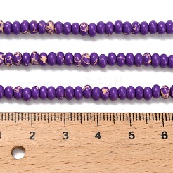 Синтетические имперские нитки из бисера яшмы&nbsp;G-Z110-B04-2x4mm-03