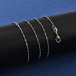 Ожерелья из латунной шариковой цепи KK-P304-03P