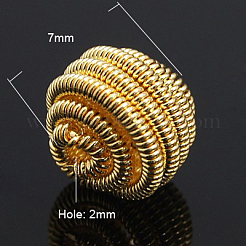 Бус латуни весной KK-C3040-M