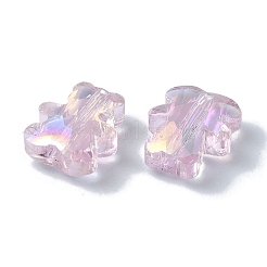 Гальванические стеклянные бусины EGLA-P059-01B-AB01