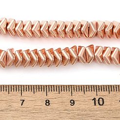 Гальванические нити из синтетических немагнитных гематитовых бусин G-L606-A01-01A