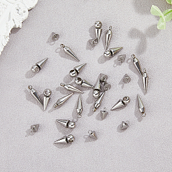 30 шт. 3 стиля подвески из нержавеющей стали 304&nbsp;STAS-DC0016-27P