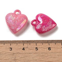 Кулон из непрозрачного акрила с покрытием OACR-E039-63