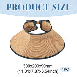 1шт полиэстеровая солнцезащитная шляпа для женщин&nbsp;AJEW-TA0002-58