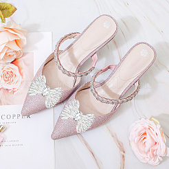 2 шт. украшения для обуви в виде банта AJEW-FH0004-43