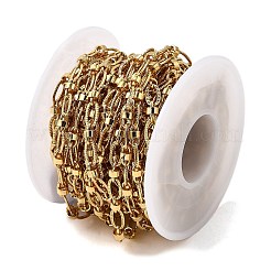 Латунные текстурированные овальные звенья цепи CHC-C014-20G