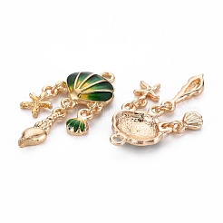 Подвески из эмали и сплава ENAM-S126-118A-NR